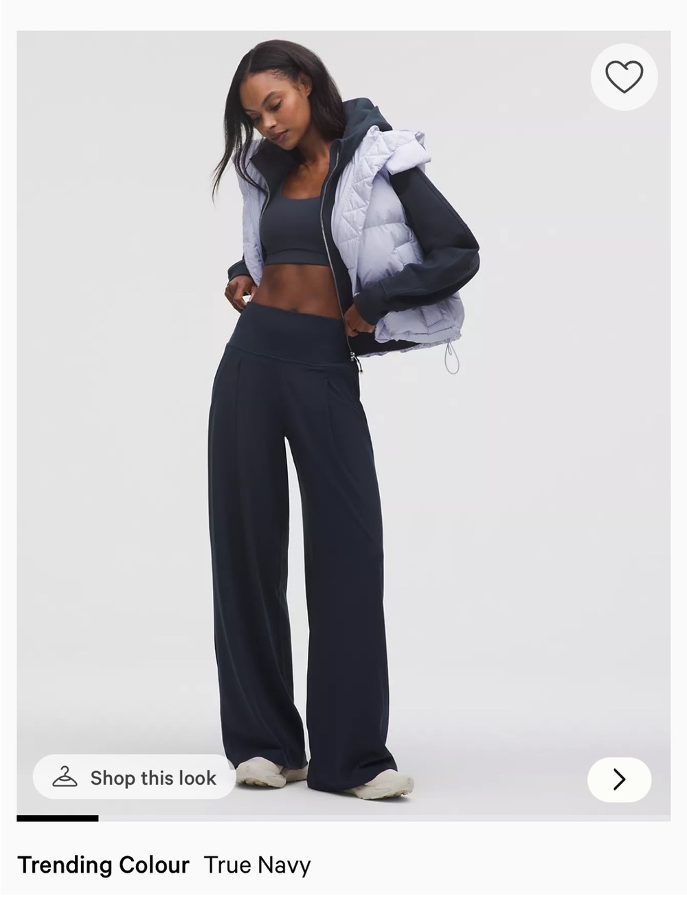 Lululemon Align Palazzo Pants in True Navy